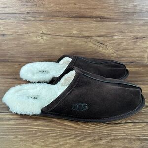 UGG Scuff Brown Suede Slippers Clogs Men’s Size 14 Suede Shoes